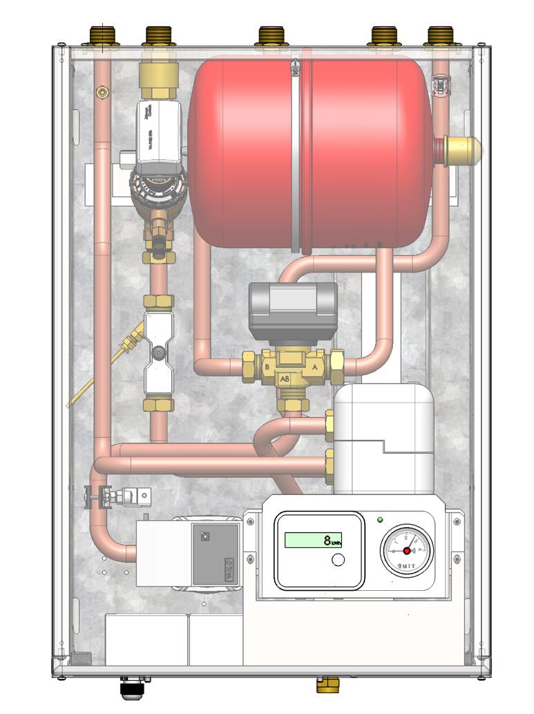 With a large range of models available, the system suits a variety of applications. Consisting of a single plate heat exchanger, pump and control valve, the ModuSat offers a total heating solution.