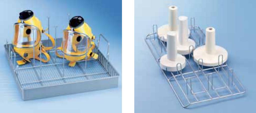 Inserts and Wash Carts for Containers E 713 includes: 2 x E 447 female adapters, for male LuerLock 3 x injection noz