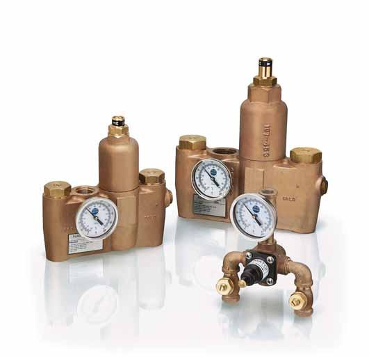 NAVIGATOR THERMOSTATIC MIXING VALVES Bradley s complete line of Navigator Thermostatic Mixing Valves meets your flow and temperature requirements for any job specifications.