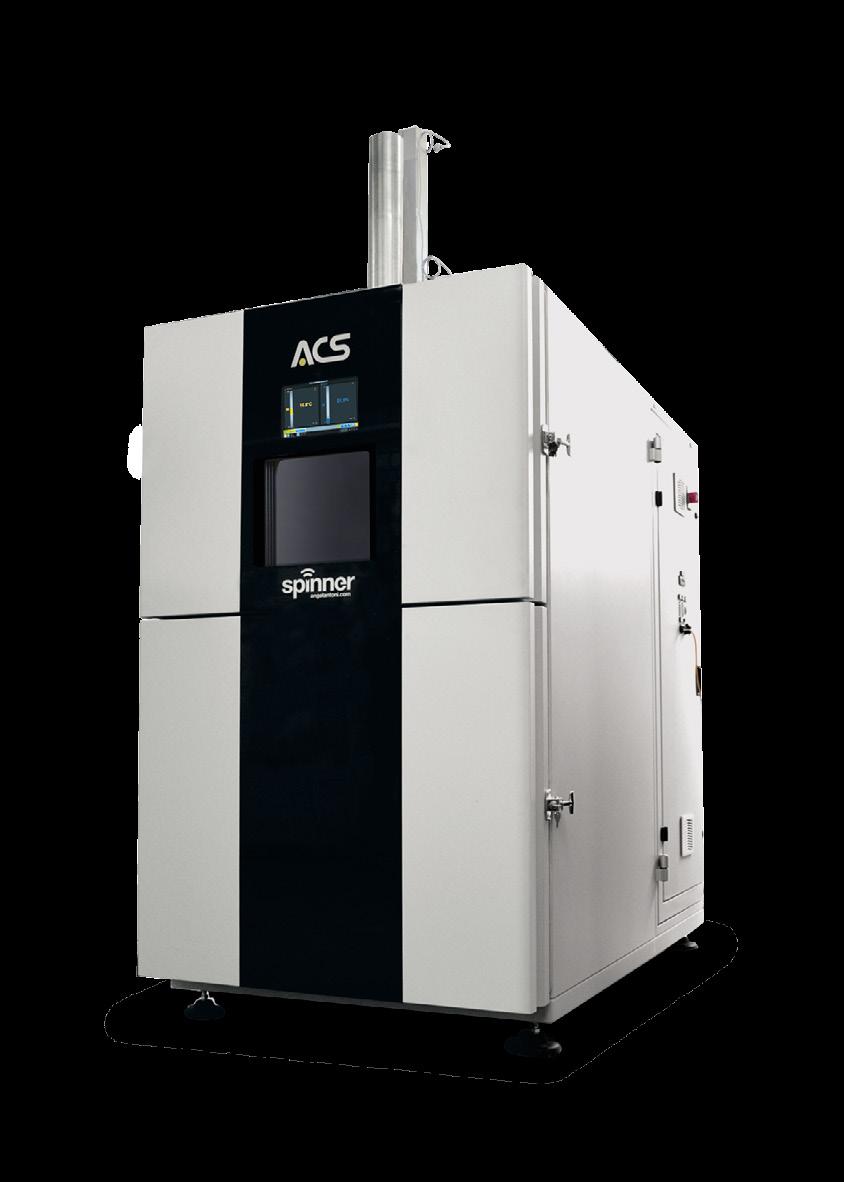Thermal Shock Chambers CST130/2T The CST130/2T spinner vertical thermal shock test chamber is made up of two test chambers placed one on top of the other: a hot chamber above and a cold chamber