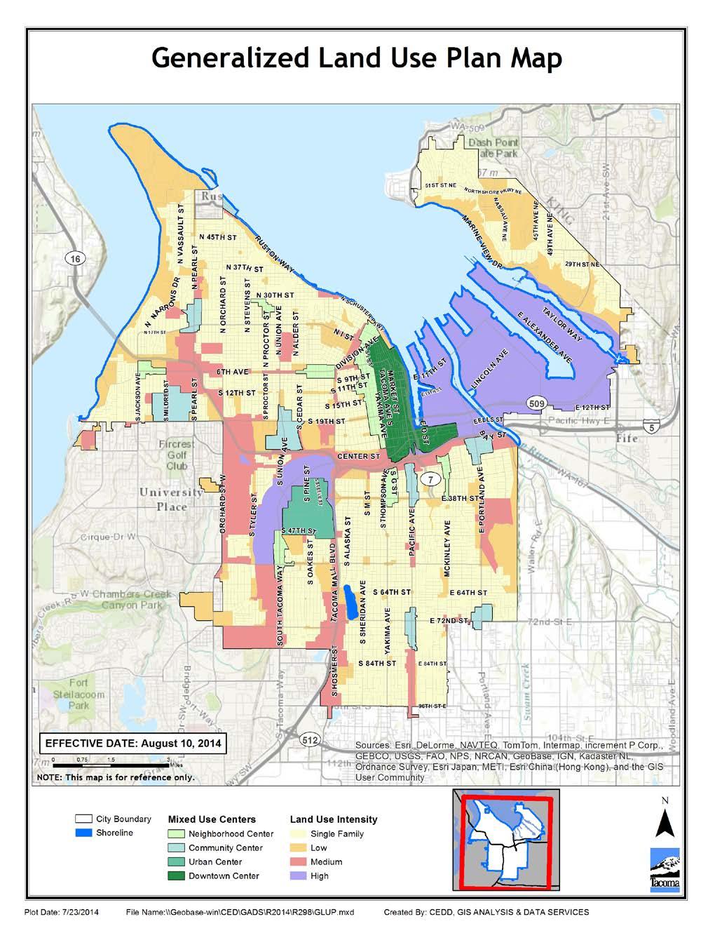 Agenda Item D-3 Attachment Growth Strategy and Development Concept Element City of Tacoma