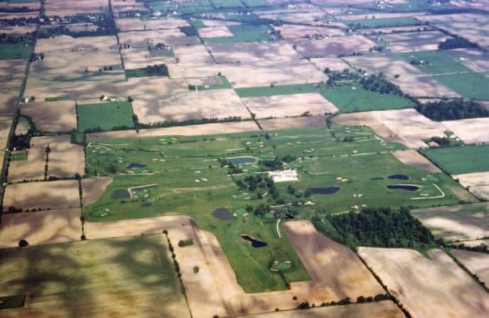 Figure 2.11. This photo shows a Miami-Crosby- Brookston landscape in central Indiana. The distinction between these three landform components is often very subtle.