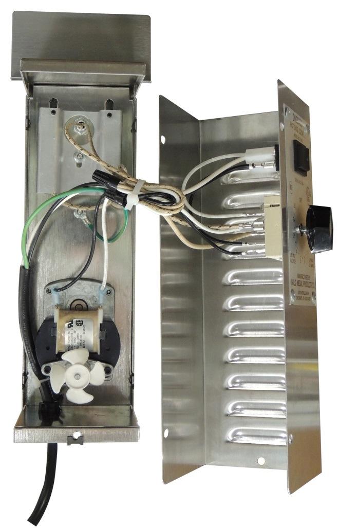 Power/Control Unit - Interior 1 2 3 Heat Control uses (2) Phillips