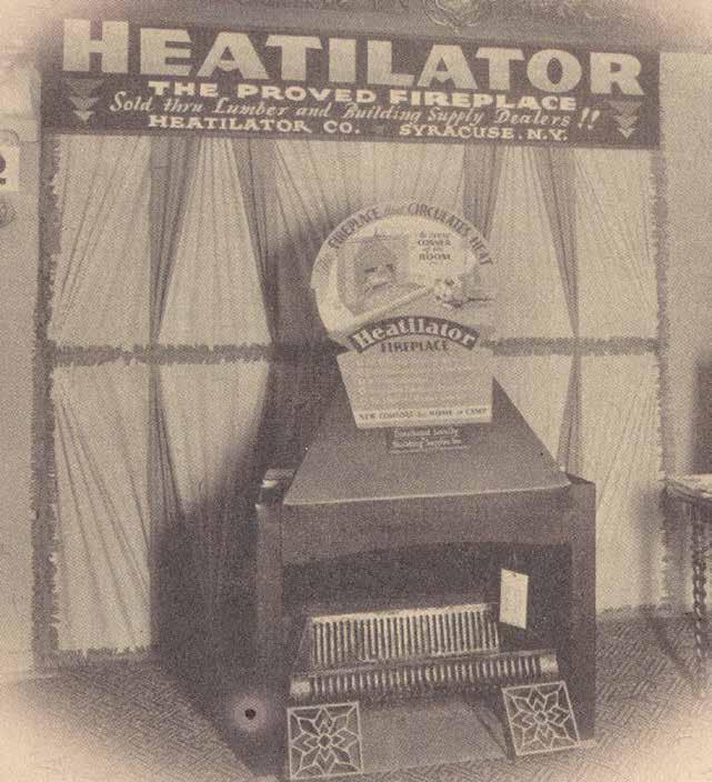 In 1927, Charles Lindbergh flew across the Atlantic and Heatilator introduced the first factory-built air circulating fireplace.