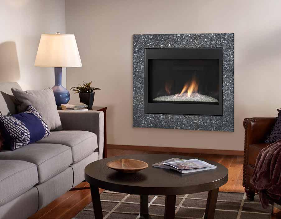 MODERN GAS DIRECT VENT Novus Evolution Novus Evolution gas fireplaces blend fashionable style with advanced