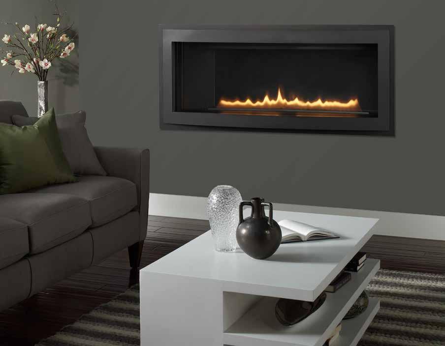 MODERN GAS DIRECT VENT a ribbon of flame Rave The Rave brings unmatched style to your home.