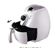 How To Use Your Air Fryer 1. Carefully pull the pan out of the Air Fryer using the front handle (Fig 3). 2.