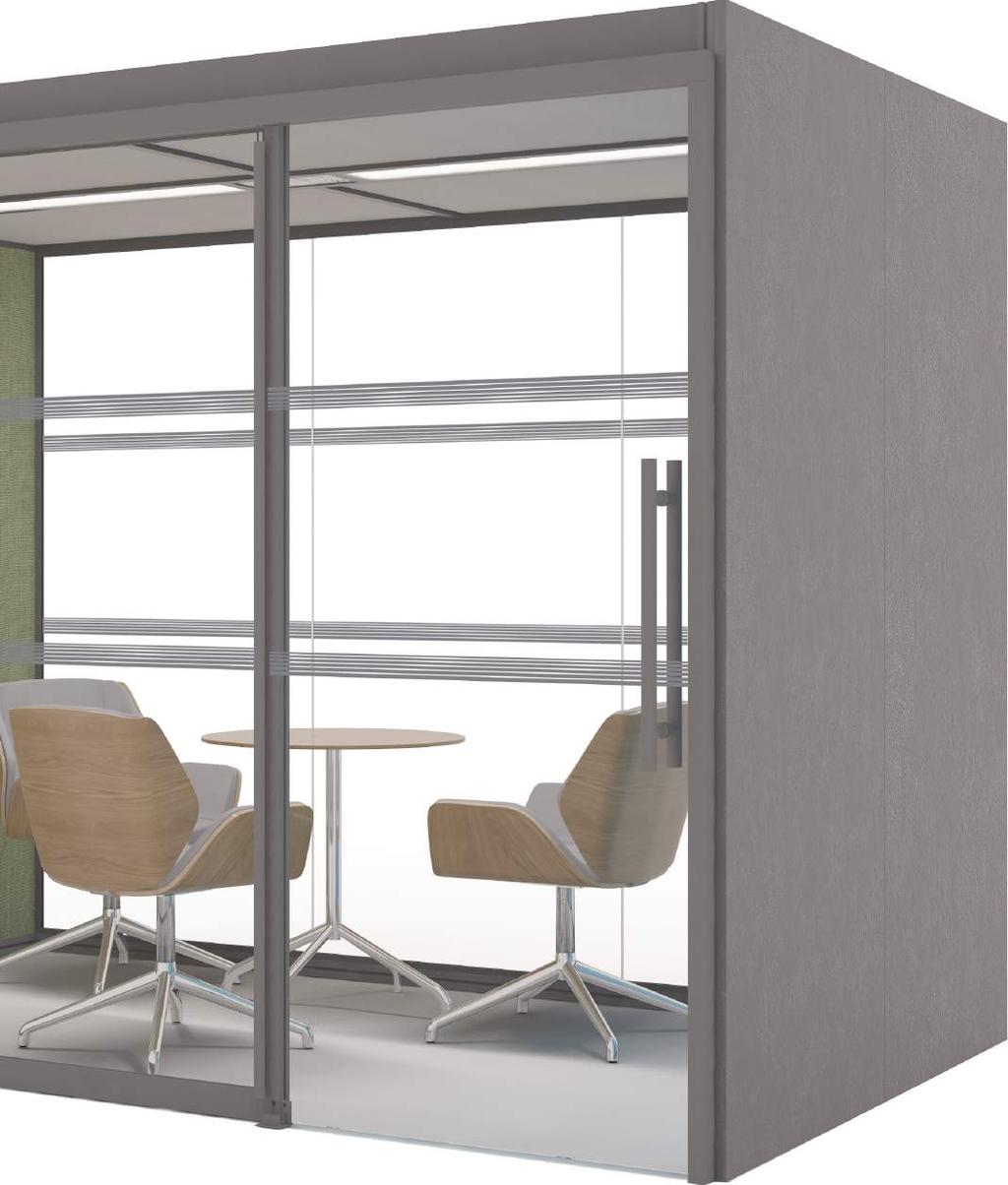 Whether being used for an informal coffee meeting, or the more traditional one-to-one area, Aspect 2 is the perfect meeting room for up to 4 people.
