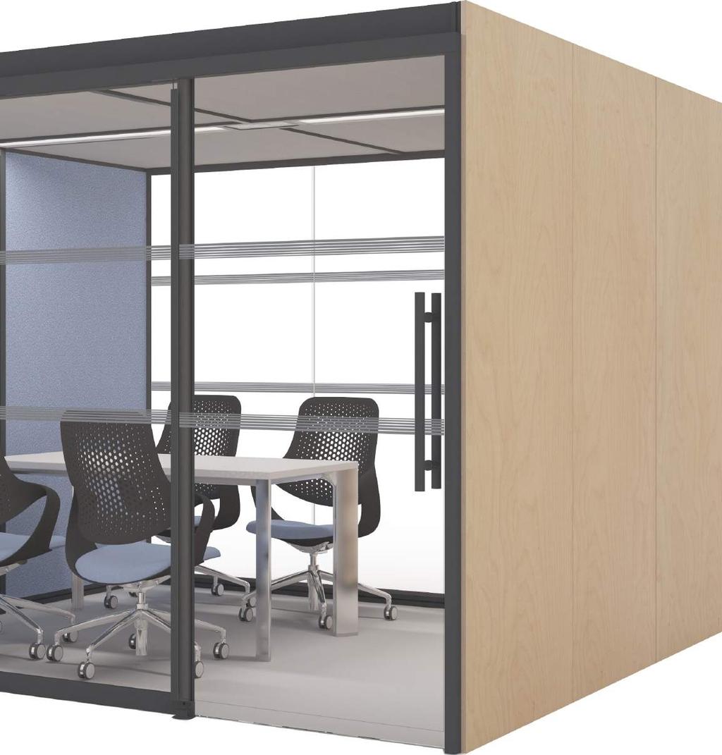A great meeting space for the workplace or for the more educational environment, Aspect 3 offers optimal privacy and noise control for four or more individuals.