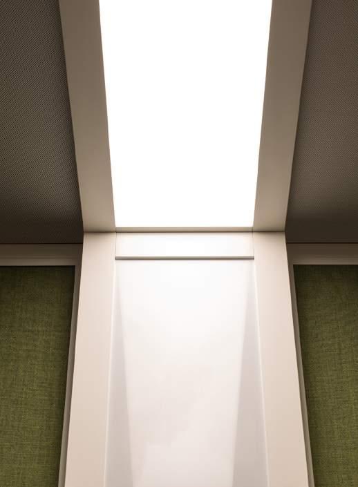 Proven to improve concentration, safety and efficiency, the lighting feature contributes towards health and wellbeing.
