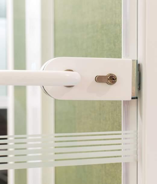Lockable Door Handle We understand the need for safety and security within any environment. The Aspect pod offers the option of a lockable door handle within the pod.