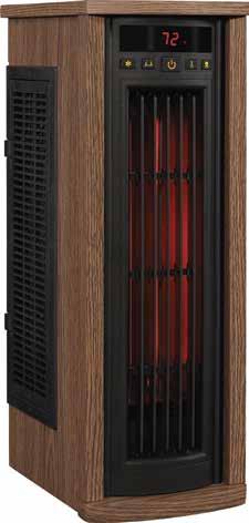 5HM7000 & 5HM7000 INFRARED TOWER HEATER Oak (PO78) 2 AAA batteries included Cherry (NC04) ENGINEERED OAK FINISH