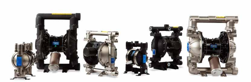 Verderair Metallic Series If your process fluid is abrasive, a metallic double diaphragm pump will be an excellent choice. VA metallic diaphragm pumps are offered in Aluminium, Cast Iron and SS316.