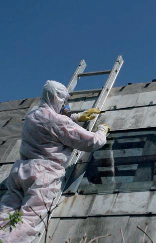 Asbestos was a very commonly used building material from the 1950s up to the 1990s when it was banned in the UK.
