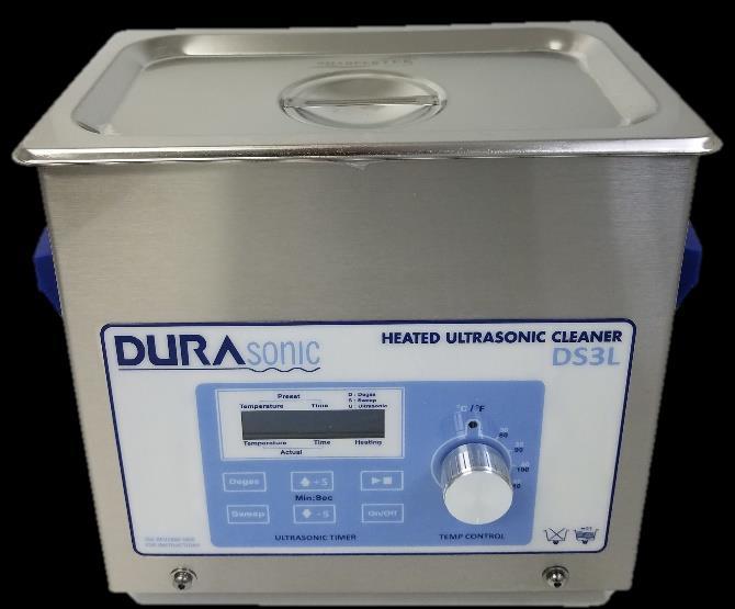 Introduction Ultrasonic Cleaners The ultrasonic cleaner includes nine models with sizes ranging from 2.5 liters thru 25 liters.