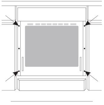 This is a built-in oven and has been designed to be housed within an oven cabinet. Coating or veneer used on cabinetry must be applied with a heat resistant adhesive (rated to 100 c).