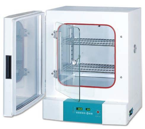 (General) Versatile air-jacketed natural convection incubators. Performance Temperature range from ambient +5 C to 70 C. Microprocessor PID control / Temperature calibration / Automatic tuning.
