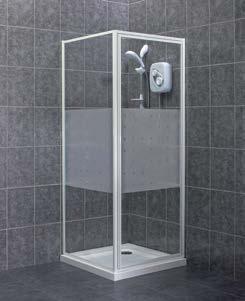 Showering 199* 225.06 Quadrant Enclosure Hot Deal Enclosure Size: 900 x 900 x 1900mm 179* 35.