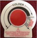 20.1 LP 0326 Cold Thermostat Cover Label LP 0326 L00 00 21 10 4029 Hot Tank 120V/500W 1.