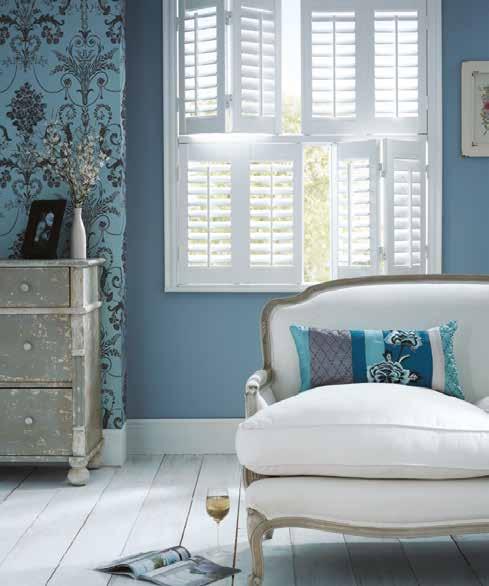 They come with a 25-year guarantee, for complete peace of mind. Or choose superb Plantation shutters, the ideal way to bring a little beach house into your home.