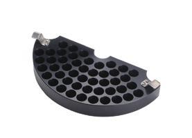 52 Drying accessories Thermoblock divided Order number 112288 Surface Form aluminium black anodized 192 mm divided for sealing device 121009, for vessels 72 x Ø 14.8 mm x 35.