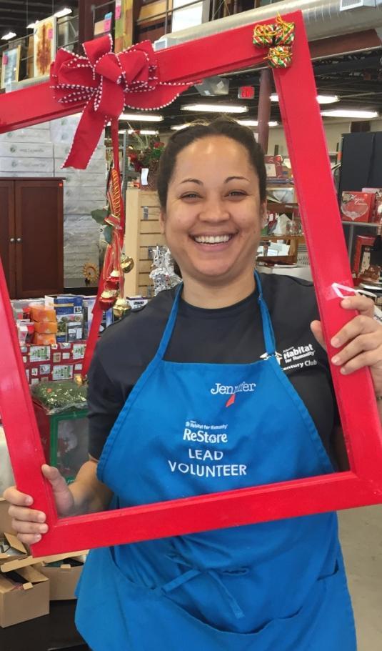 Volunteer Spotlight Transforming Communities In Style If you need help adding a specific style to your home, then come by and meet one of our most loyal volunteers, Jennifer