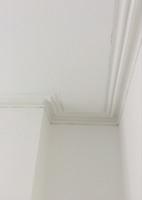 Ceiling Paint White. 54.58087448468795, -5.923231891084044 Windows White PVC bay window in three parts.