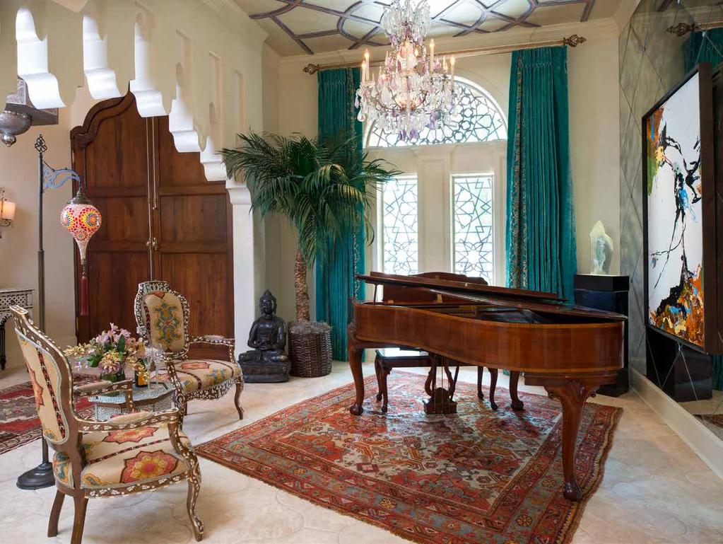 242 ORNATE ORIENTALISM a focused remodel is saturated with style 243 BY LINDA HAYES PHOTOGRAPHY BY DANNY PIASSICK It all started with an opium bed, interior designer Larry Lott says with a laugh