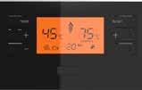 SMRT 3 LCD DISPLY WIDE INFORMTION DISPLY LCD display shows the temperature of DHW, CH and system pressure on