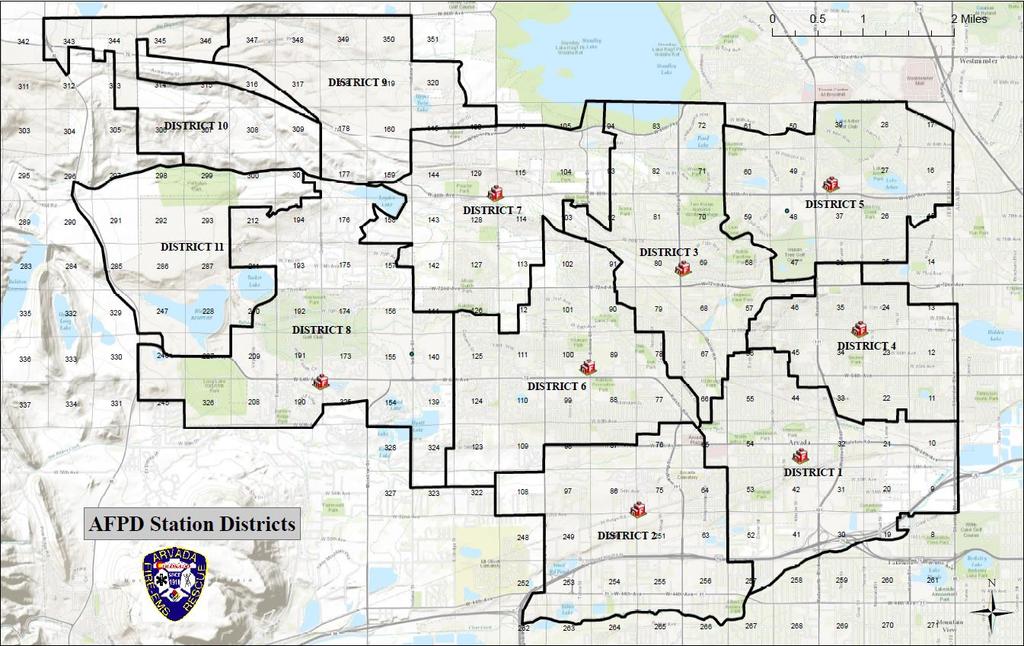ADOPTED FIRE CODES The Arvada Fire Protection District (AFPD) has service areas in the City of Arvada (COA), City of Wheat Ridge (COWR) and unincorporated Jefferson County (Jeffco).