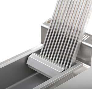 ELECTRIC GRIDDLES AND GRILLS Choice of 4 surface finishes on 15 mm steel plates : -