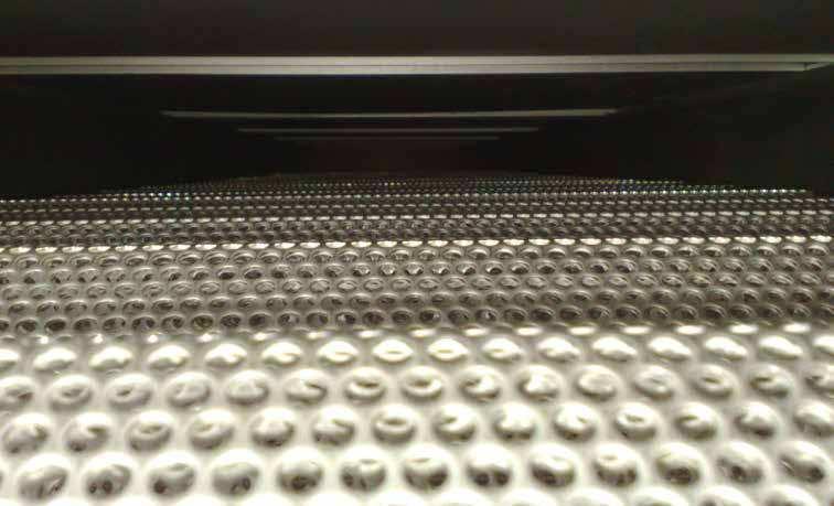 Perforated media openings from 2 to 6 mm Chain drive