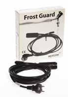 - 8 m 107 W 43000105 Frost Guard with thermostat-10,5 m 140 W 43000140 Frost Guard with thermostat - 14 m 185 W 43000185 Frost Guard with thermostat-18,5 m 246 W 43000225 Frost Guard med termostat -