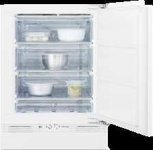 Fridgefreezers Undercounter ERU 1101 FOW A+ class energy efficiency Total capacity 108 litres Electronic control FastFreeze mode Visible and accoustic