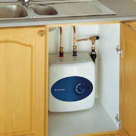 Hand Wash Water Heaters Simple undersink installation Hand wash water heater Front access for ease of maintenance Hand Wash Water Heaters Installation Flexibility Thanks to their compact sizes, the
