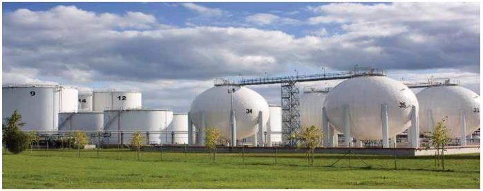 Petrochemical & Chemical Processing Plants Gas