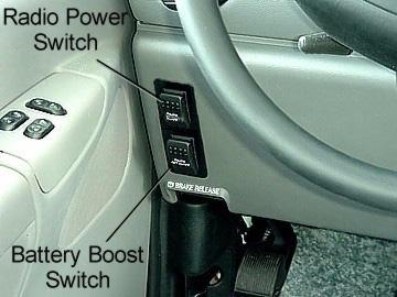 This prevents accidental draining of the chassis (starting) battery with prolonged use of the radio.