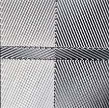 Hard and soft plate corrugation patterns in the herringbone design to provide the most economic thermal solution for each application.