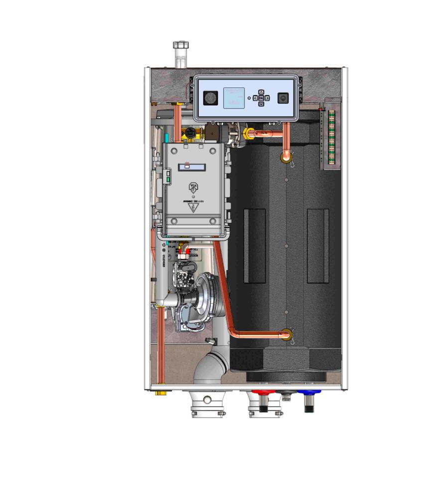 Water Heater Specifications 24-7/8 [632 mm] 2-1/8 [52 mm] 3/4 NPSC Pressure Relief Valve 17 [432 mm] 10-1/4 [258 mm] 3 Vent Outlet 3 Combustion Air Inlet 39-3/8 [1000