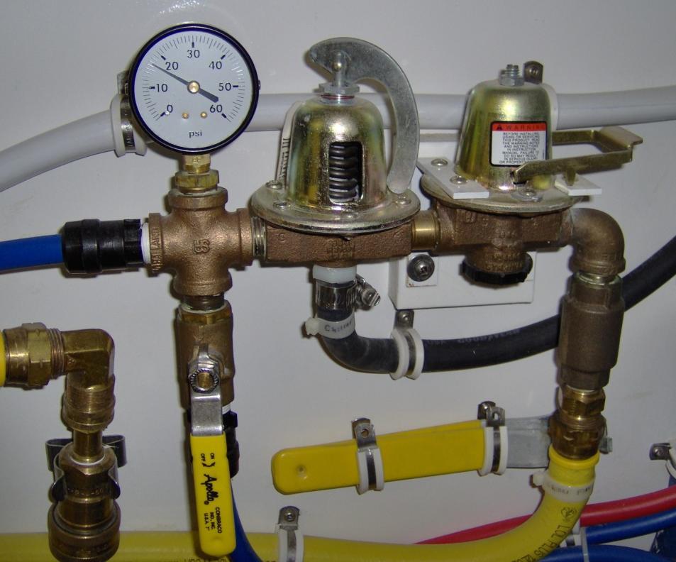 Check the water pressure on the gauge before the pump It should read between 12-18 PSI,