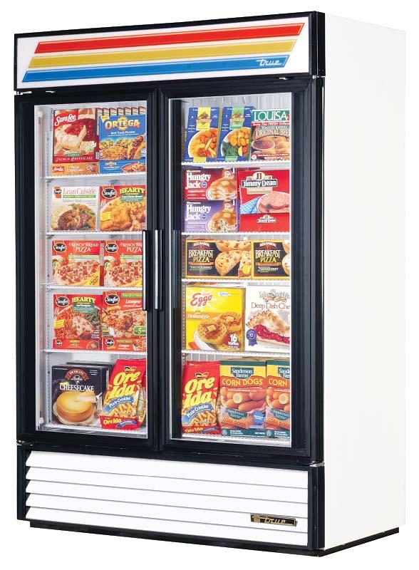 glass doors. And thanks to its spacious three-section design, you can pack this merchandiser freezer full of your best-selling products.
