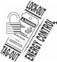 LOCKOUT / TAGOUT PROCEDURE Always perform the LOCKOUT / TAGOUT PROCEDURE of your facility before removing any sheet metal panels or attempting to service this equipment.