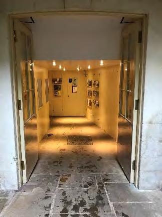 The Tunnel Access Floor surfaces Located by the Coffee Bar and side of the Manor. Step free access throughout slight slope through the tunnel.