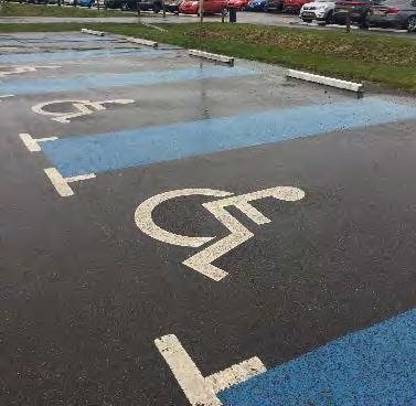 Blue Badge Car Parking Open air car park. Free for all visitors.