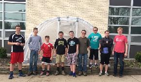 building PVC Pipe greenhouses for the STEM Academy in Waukesha,