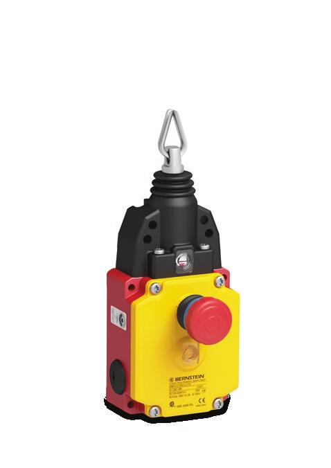 The weather-proof all-rounder BERNSTEIN SRM rope pull switch Even under extreme conditions, such as major temperature fluctuations, the SRM rope pull switch continues to work reliably.