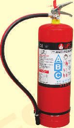 DRY POWDER FIRE EXTINGUISHER (Stored Pressure) ABC TYPE - PORTABLE Capacity: 1,, 5, 10 Kgs UFS dry powder type extinguishers are designed for protection of light and ordinary hazards.