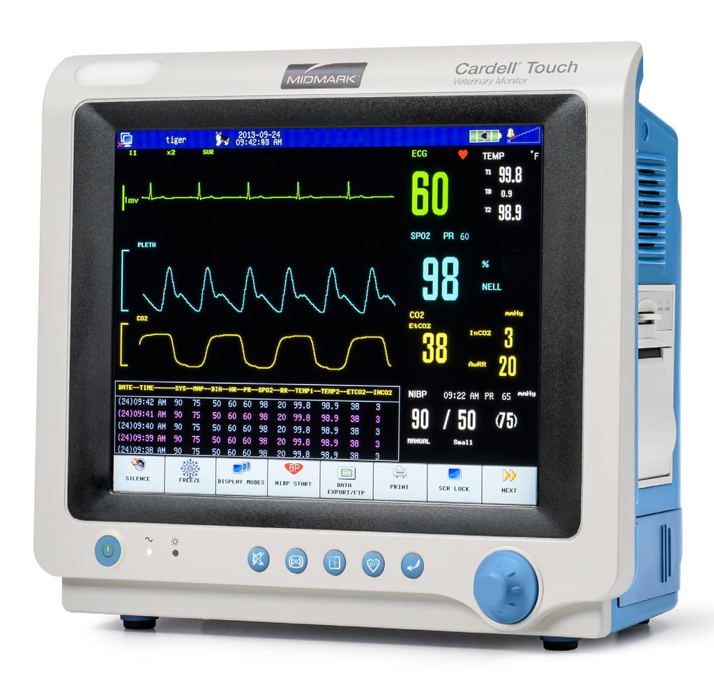 Cardell Touch Veterinary Vital Signs Monitor For Models: 8013-001 8013-002 8013-003