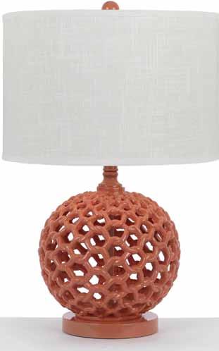 Additional Designer items available. See additional Catherine Smoak lamps on pages 75-79 of online catalog.