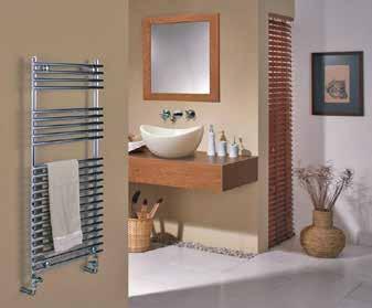 Certain styles of hydronic radiators can provide heating in rooms where baseboard convectors would not be practical.